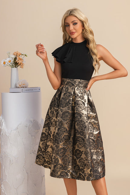 Robe Trapèze Florale Luxe - gallery 6