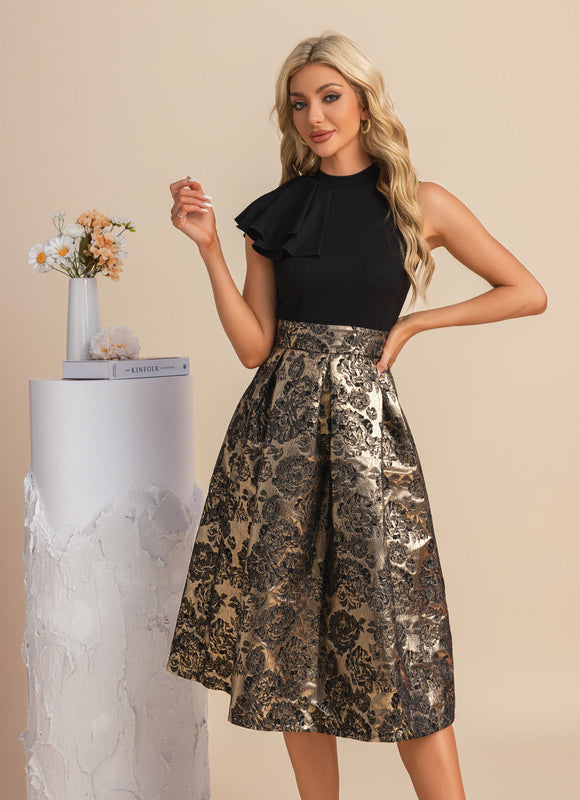 Robe Trapèze Florale Luxe - gallery 6