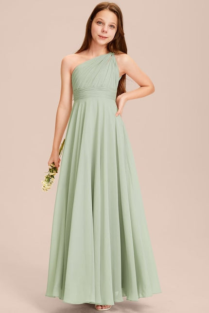 Robe Trapèze Verte Évanescente