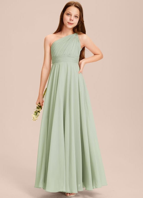 Robe Trapèze Verte Évanescente