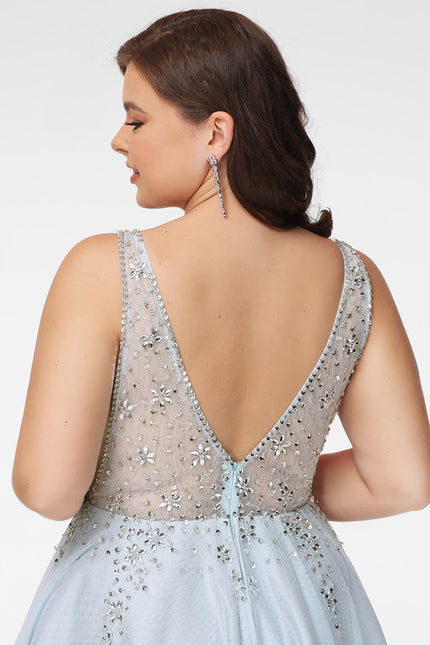 Robe Trapèze Ciel Pailleté - gallery 7
