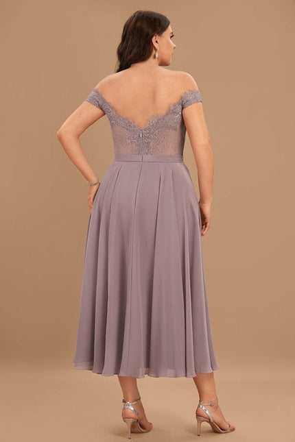 Robe Trapèze Rêve Lavande - gallery 7