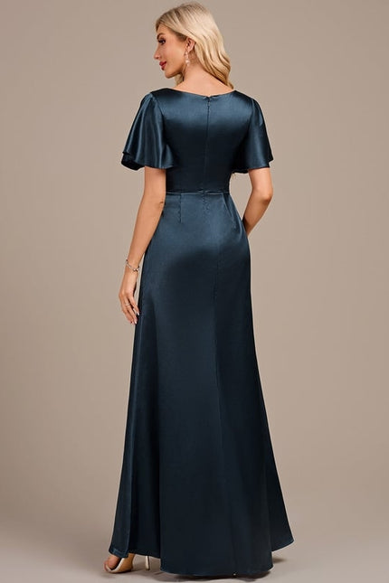 Robe Trapèze Fluide Scintillante - gallery 5
