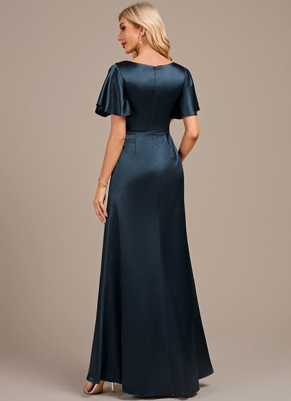 Robe Trapèze Fluide Scintillante - gallery 5