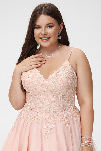 Robe Trapèze Rose Poudré Élégant - gallery 6