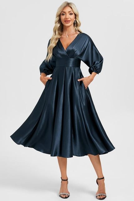 Robe Trapèze Élégance Océanique - gallery 4