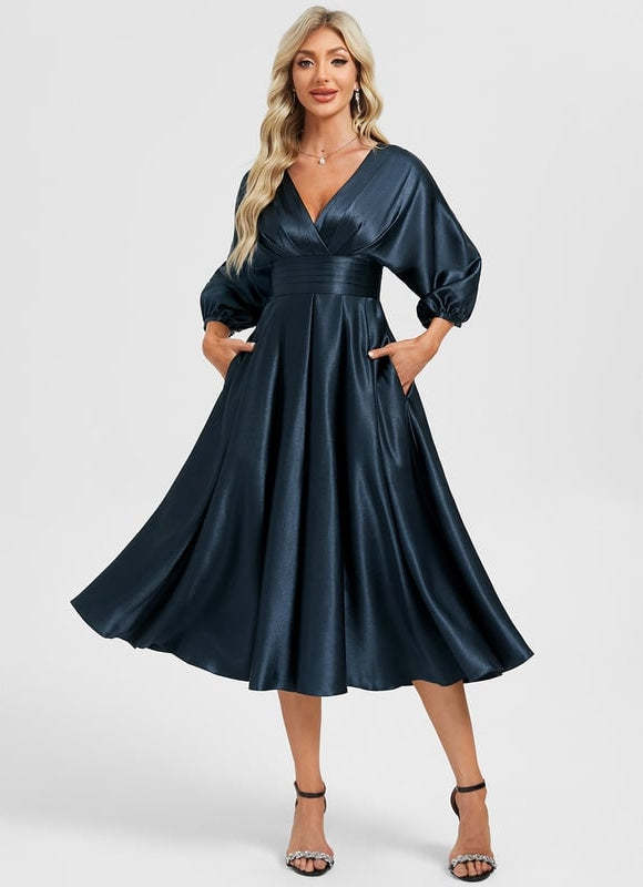 Robe Trapèze Élégance Océanique - gallery 4