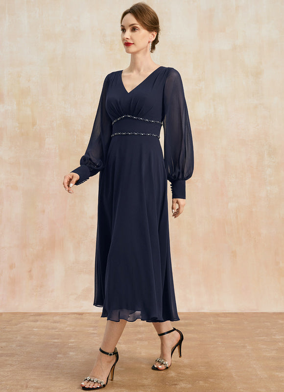 Robe Trapèze Éclat De Vague - gallery 3