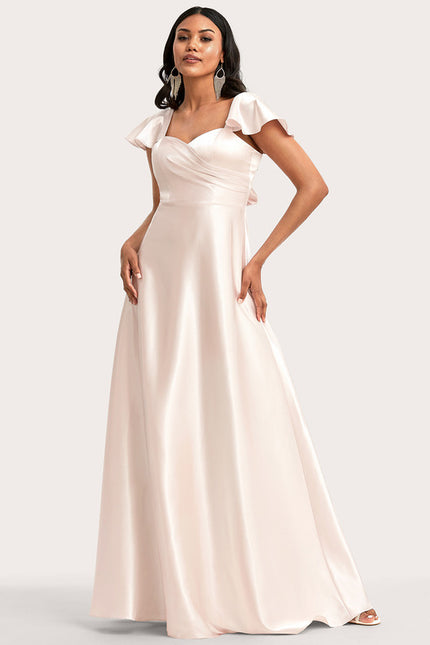 Robe Trapèze Élégance Satinée