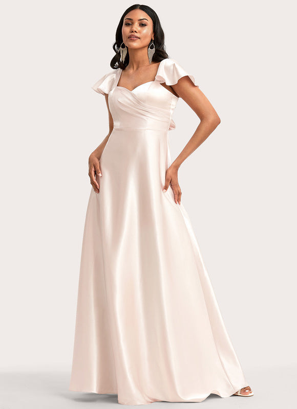 Robe Trapèze Élégance Satinée