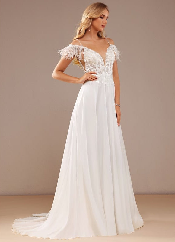 Robe Trapèze Éclat De Plumeau