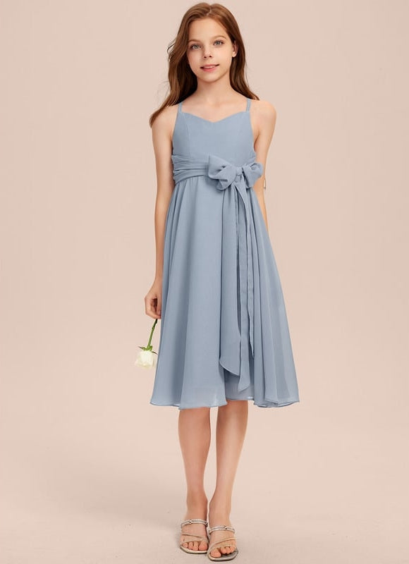 Robe Trapèze Éclat De Mousseline - gallery 1