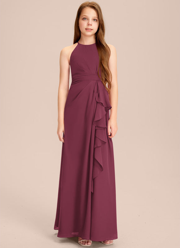 Robe Trapèze Cascade Prune