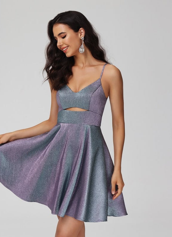 Robe Trapèze Nuit Satinée - gallery 3