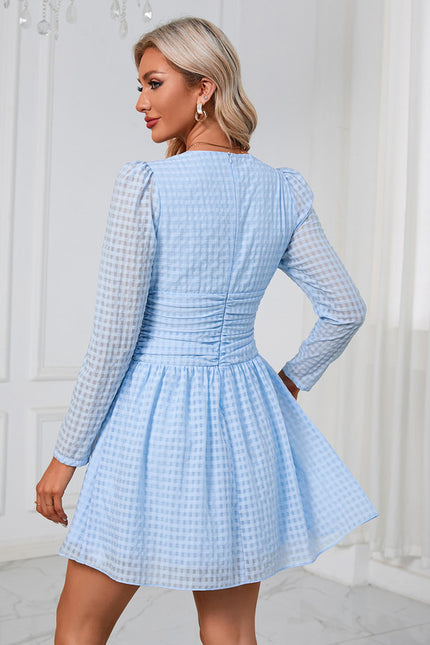 Robe Trapèze Céleste Vaporeuse - gallery 5