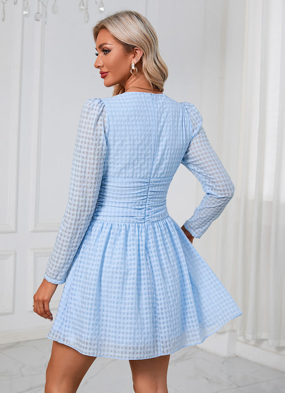 Robe Trapèze Céleste Vaporeuse - gallery 5