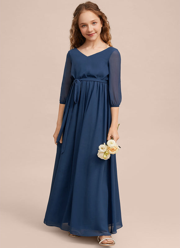 Robe Trapèze Vert Doux Éclat - gallery 2