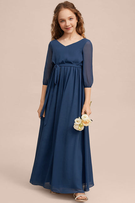 Robe Trapèze Vert Doux Éclat - gallery 2