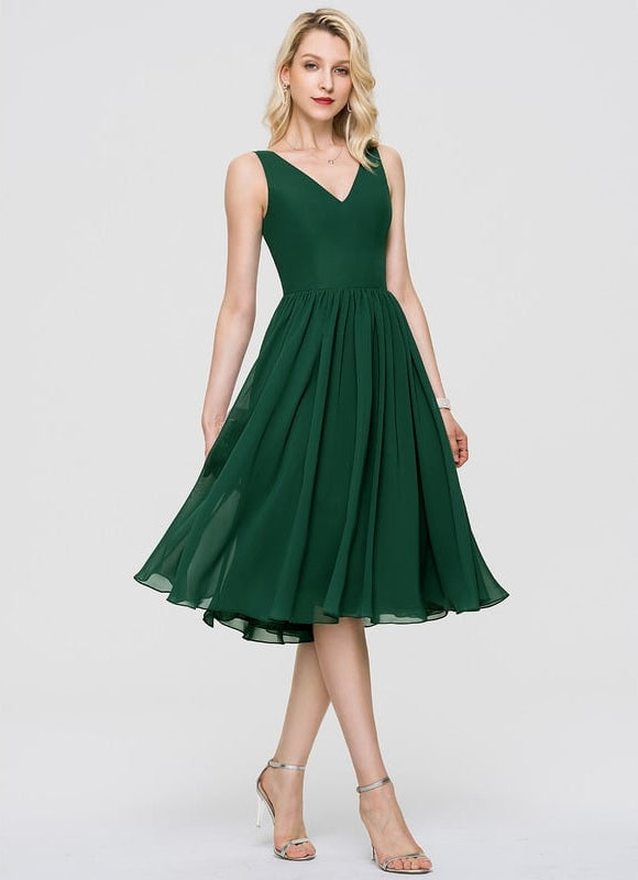 Robe Trapèze Drapé Élégant Chic - gallery 4
