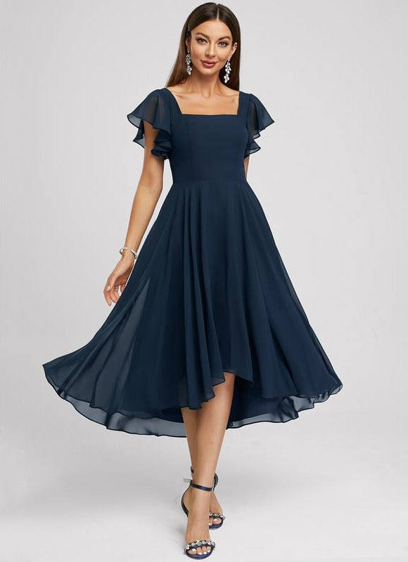 Robe Trapèze Atypique Chiffon