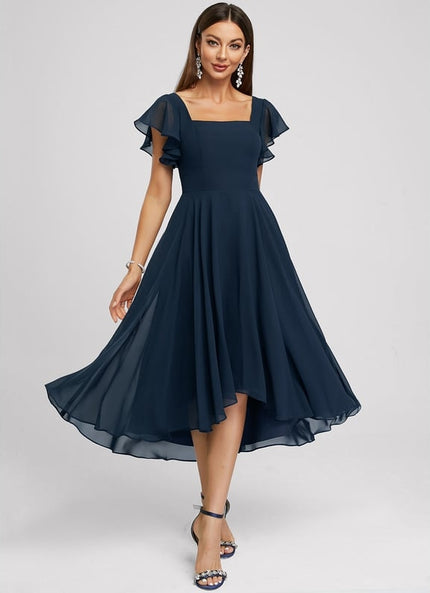 Robe Trapèze Atypique Chiffon
