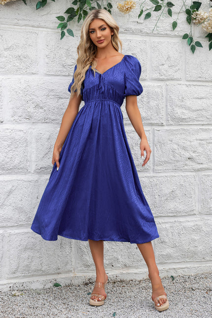 Robe Trapèze Éclat Indigo