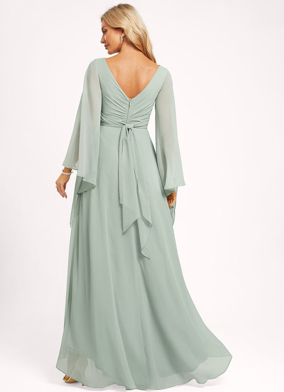 Robe Trapèze Fluide Asymétrique - gallery 1