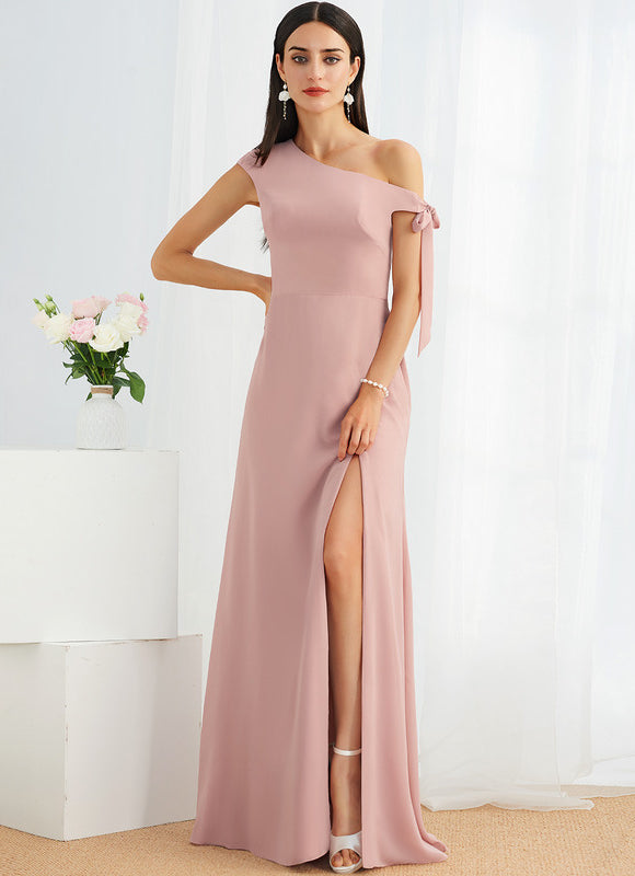 Robe Trapèze Rose Poudré Chic - gallery 1
