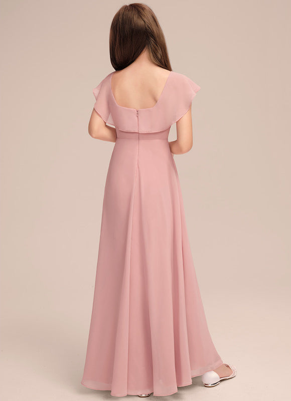 Robe Trapèze Bordeaux Flottante - gallery 4