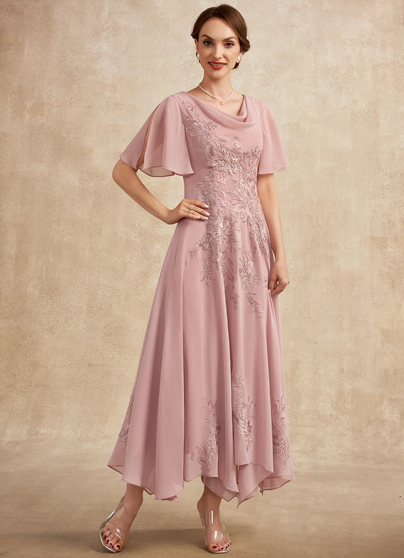 Robe Trapèze Féerie Rosée - gallery 4