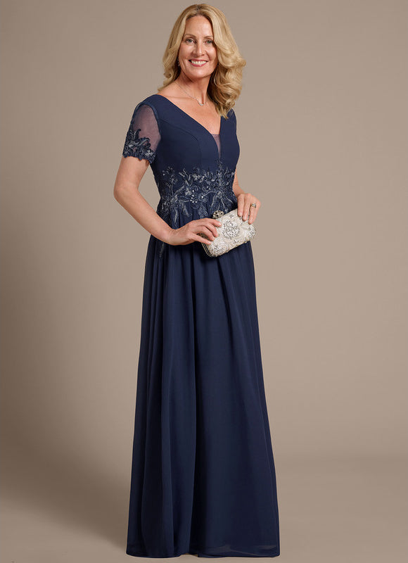 Robe Trapèze Nuit Élégante - gallery 5