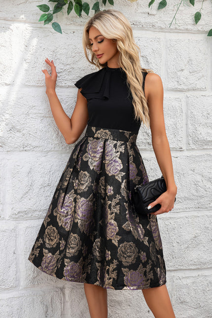 Robe Trapèze Florale Luxe - gallery 3