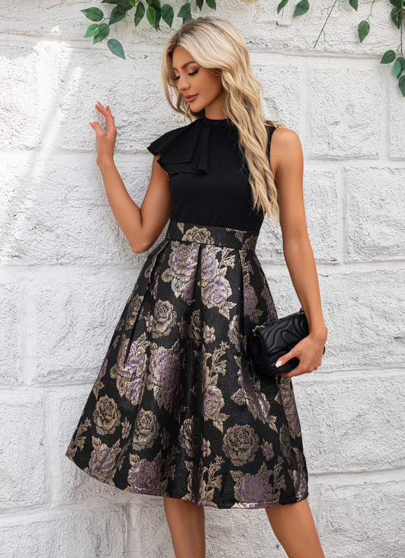 Robe Trapèze Florale Luxe - gallery 3