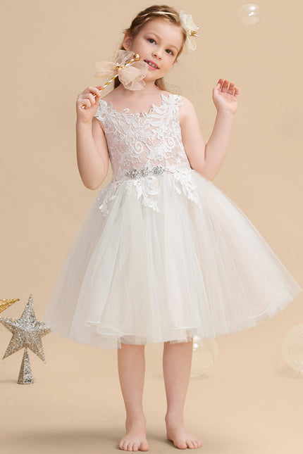 Robe Trapèze Fille Mariage Éclat - gallery 1