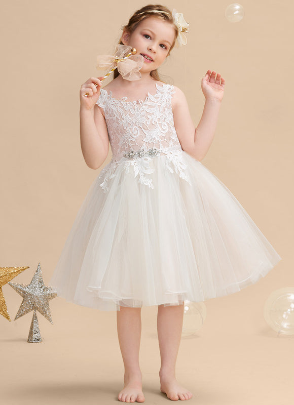 Robe Trapèze Fille Mariage Éclat - gallery 1