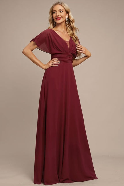 Robe Trapèze Élégante Mousseline - gallery 2