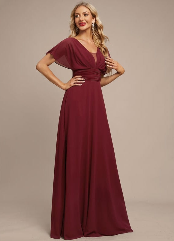 Robe Trapèze Élégante Mousseline - gallery 2