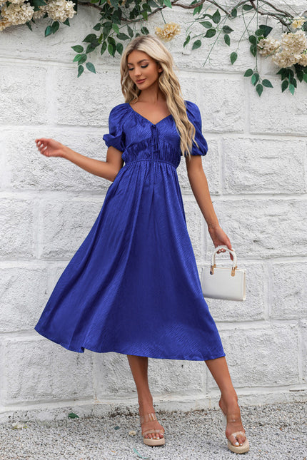 Robe Trapèze Éclat Indigo - gallery 4