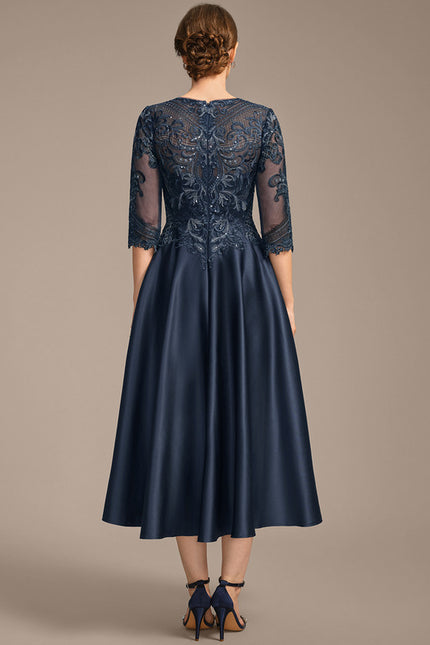 Robe Trapèze Éclat De Saphir - gallery 6