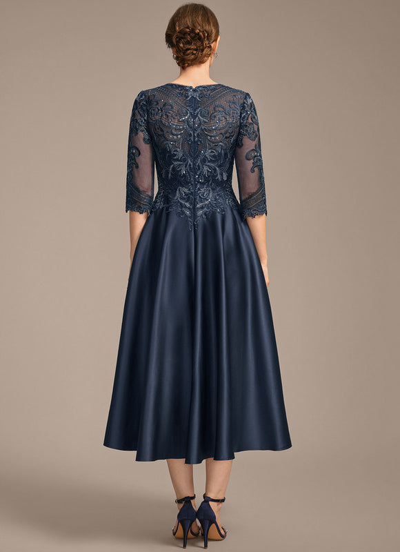 Robe Trapèze Éclat De Saphir - gallery 6