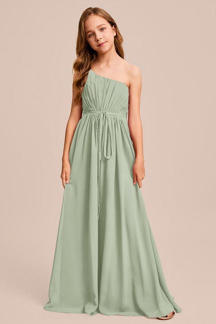 Robe Trapèze Verte Évanescente