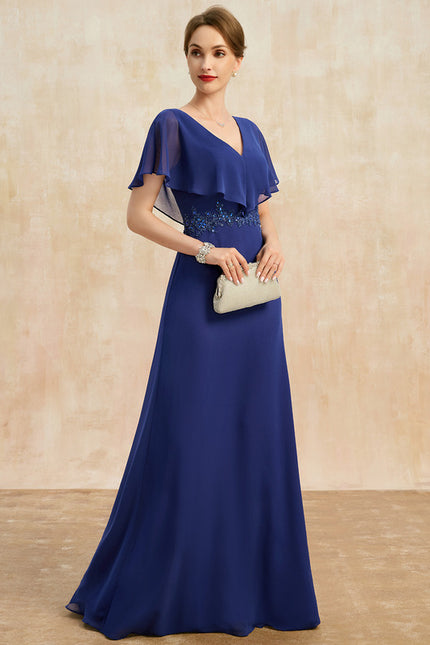 Robe Trapèze Perle Flottante - gallery 4