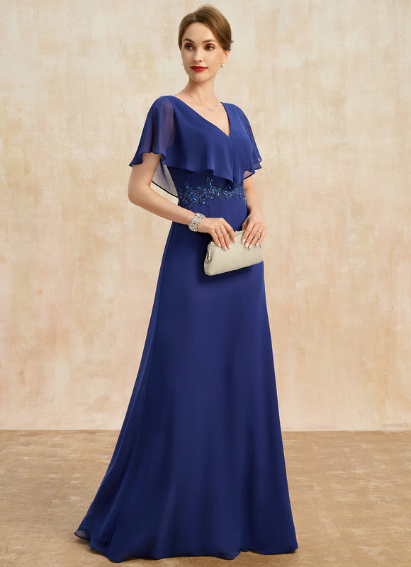 Robe Trapèze Perle Flottante - gallery 4