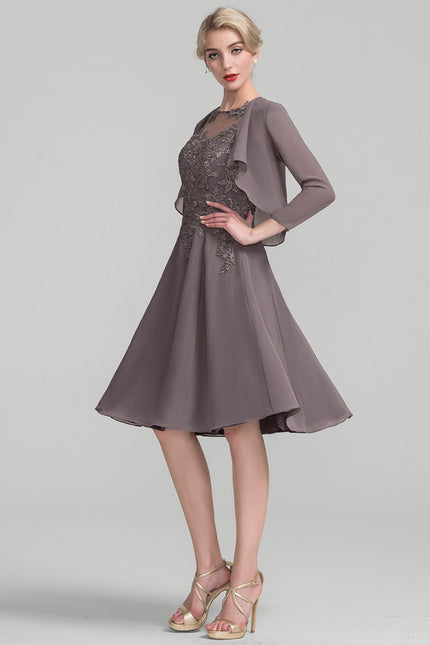 Robe Trapèze Élégance Mousseline - gallery 3