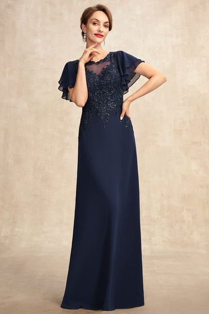 Robe Trapèze Longue Violetée - gallery 5