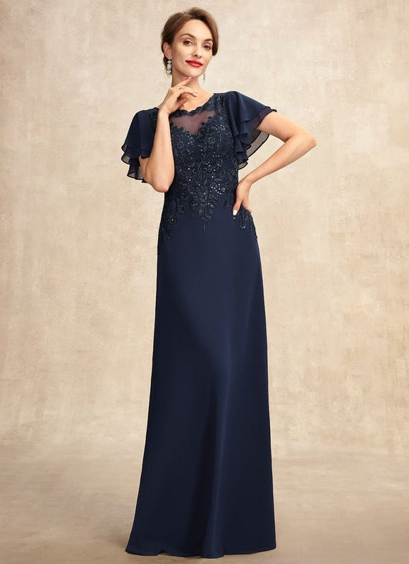 Robe Trapèze Longue Violetée - gallery 5