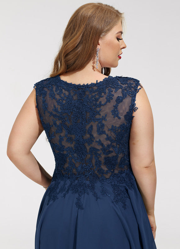 Robe Trapèze Noire Et Blanche Dentelle - gallery 7