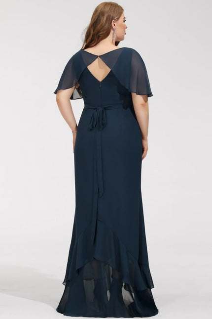 Robe Trapèze Aérienne Vert Pâle - gallery 9