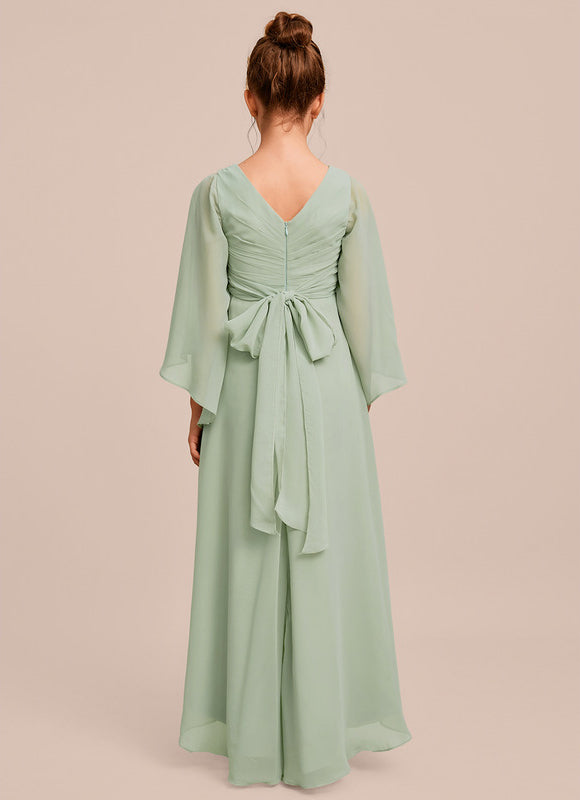 Robe Trapèze Brise De Menthe - gallery 6