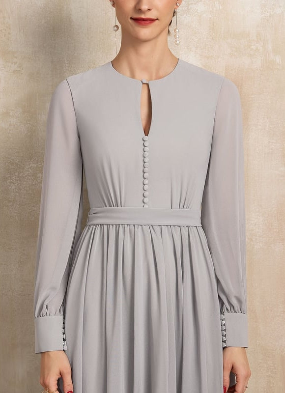 Robe Trapèze Éclat Nuageux - gallery 6